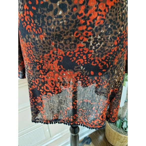 Isabel Women's Multicolor Polyester Long Sleeve Cowl Neck Casual Blouse Size S - Picture 3 of 11